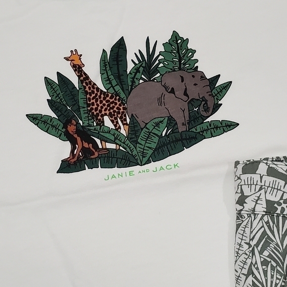 Janie and Jack Safari Animals Zoo Trip Outfit NWT - Picture 5 of 6